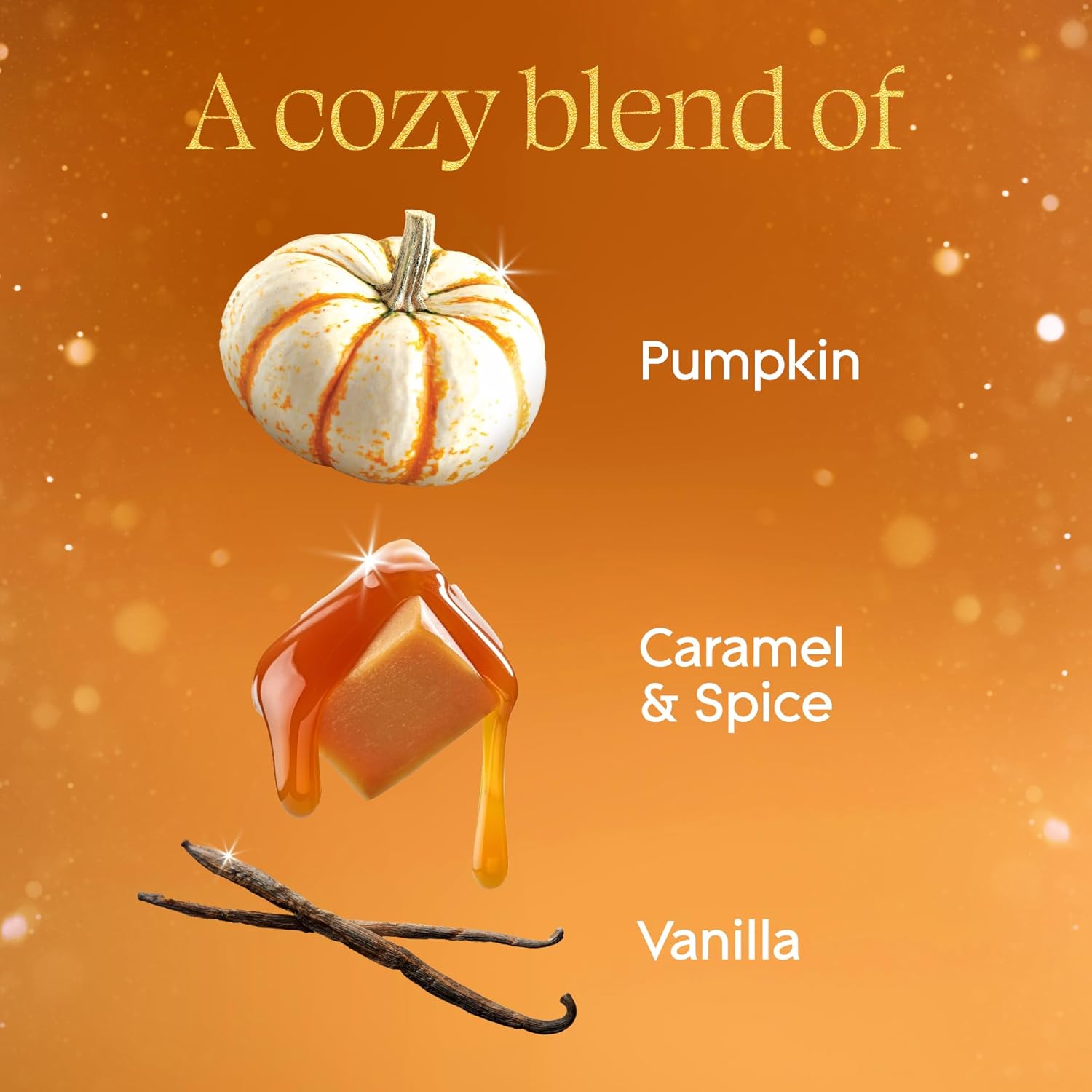 Glade PlugIns Refills Air Freshener, Pumpkin & Ginger, Scented and Essential Oils for Home and Bathroom, 0.67 Fl Oz, 5 Count
