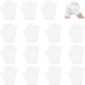 60Pcs Exfoliating Gloves Bulk, Scrub Gloves Exfoliating Body Scrubber Glove Exfoliator for Body Scrub Mitt, Bath Gloves for Shower Exfoliating Shower Glove for Women Bathing Accessories(White)