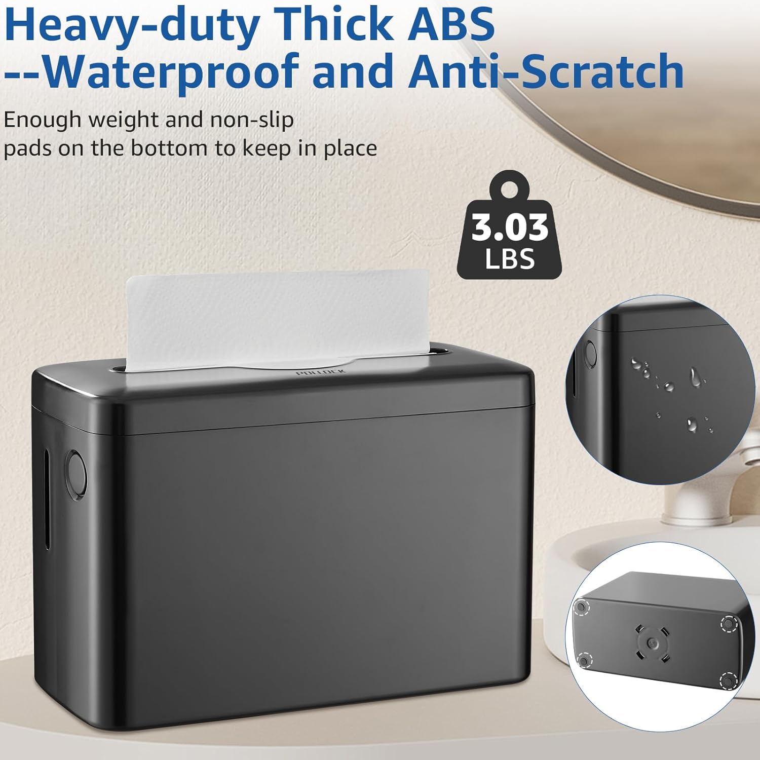 Paper Towel Dispenser Countertop, Multifold Trifold Paper Towel Holder, Hand Towel Dispenser, Commercial Paper Towel Dispenser,Paper Towel Holder for Home Kitchen Restaurant
