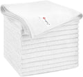 Orighty Microfiber Cleaning Cloth, 12 Pack Microfiber Towels for Cars, Highly Absorbent Car Cleaning Supplies, Lint Free Cloths Clean Rags for Car Care, House, Kitchen, 12x12 inch, White