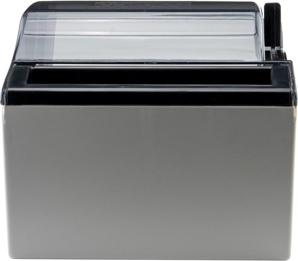 Winco Paper Towel Dispenser, Medium, Gray, Black