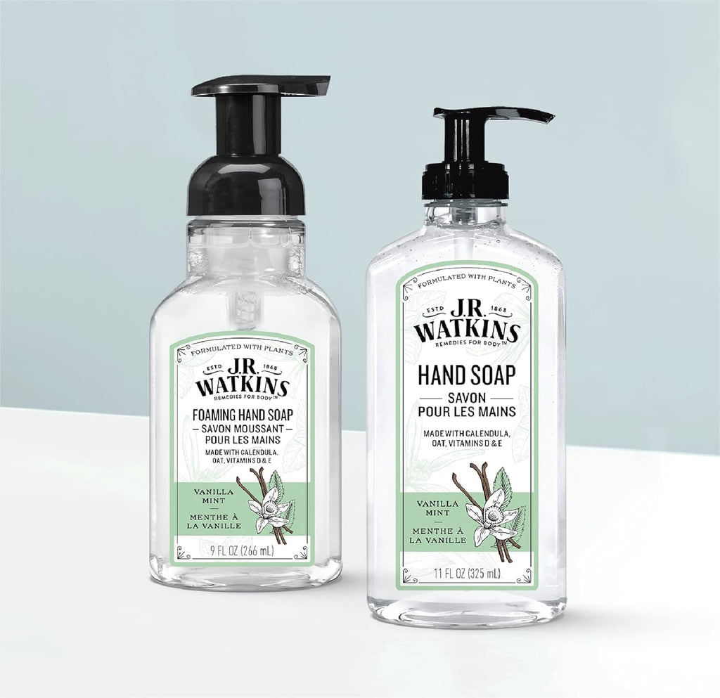 Watkins Hand Soap Vanilla Mint, 9 Fl Oz (Pack Of 6)