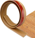 Floor Transition Strip Self Adhesive Carpet & Flooring Transitions Edging Trim Strip PVC Threshold Transitions Suitable for Threshold Height Less Than 5mm (3.3Ft, Wood Grain Light Brown-New)