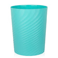 UUJOLY Plastic Small Trash Can Wastebasket, Garbage Container Basket for Bathrooms, Laundry Room, Kitchens, Offices, Kids Rooms, Dorms, (Light Blue, 1.8 Gallon)