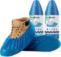Shoe Covers Disposable – 140 Pack (70 Pairs), Roll-Pack CPE Boot Covers, Waterproof, Stretchable, Fits Up to Men’s 10 / Women’s 12, Ideal for Indoor & Outdoor Use, Easy Storage – Blue