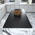 Warome Heat Resistant Mat, 47"x 23" Silicone Mat, Extra Large Silicone Mats for Kitchen Countert, Nonslip Kitchen Countertop Protector for Baking/Crafts, No Creases-Black