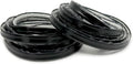 InstaTrim Black New & Improved Caulk Trim, 1/2" by 10', 2-Pack, Flexible, Waterproof for Bathroom, Floors, and Walls | Easy Installation | No Mess, Stain Resistant | Mold Resistant Finish