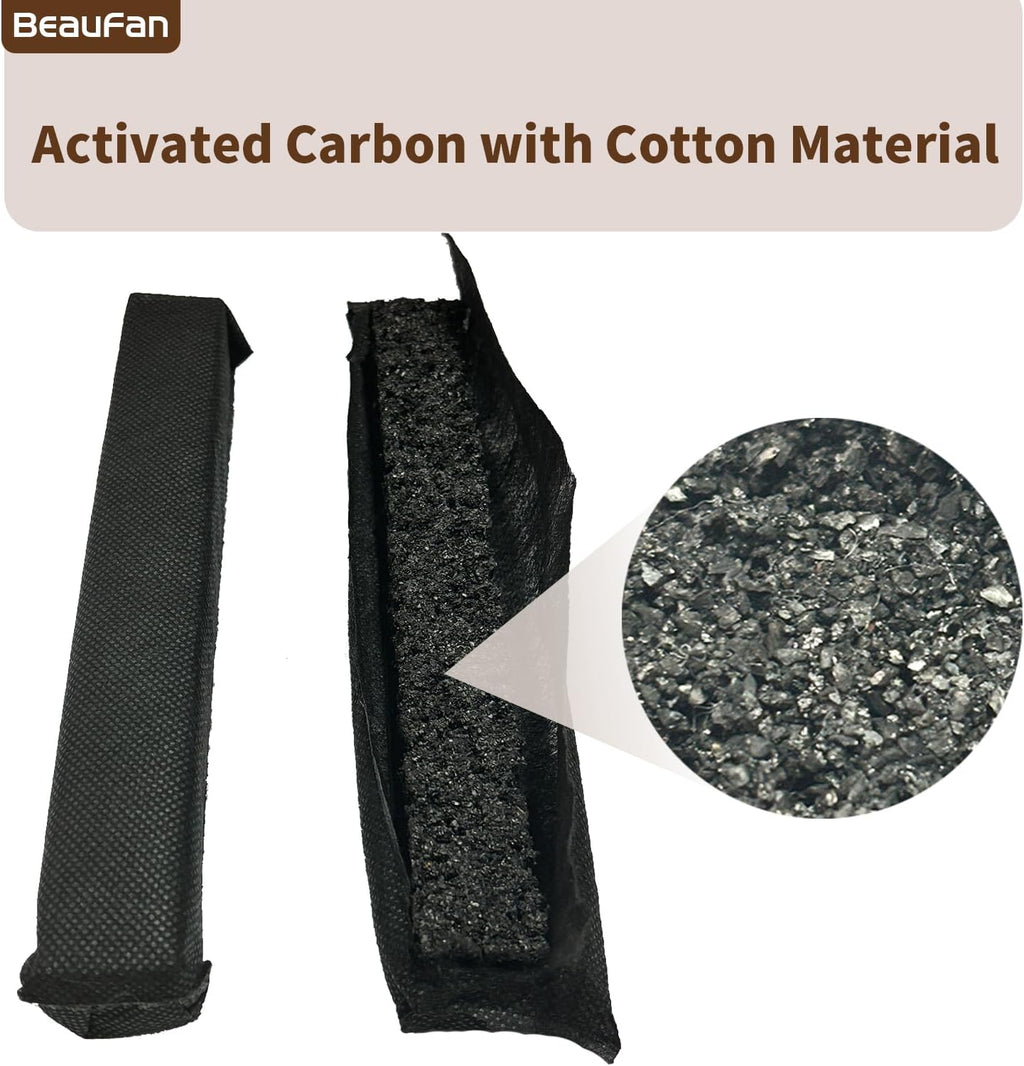4 Pack Active Airclean Filter 7236280 Replacement for Miele Refrigerator, Odor Eliminator, Odour-Absorbing Active AirClean Filter for Refrigerator