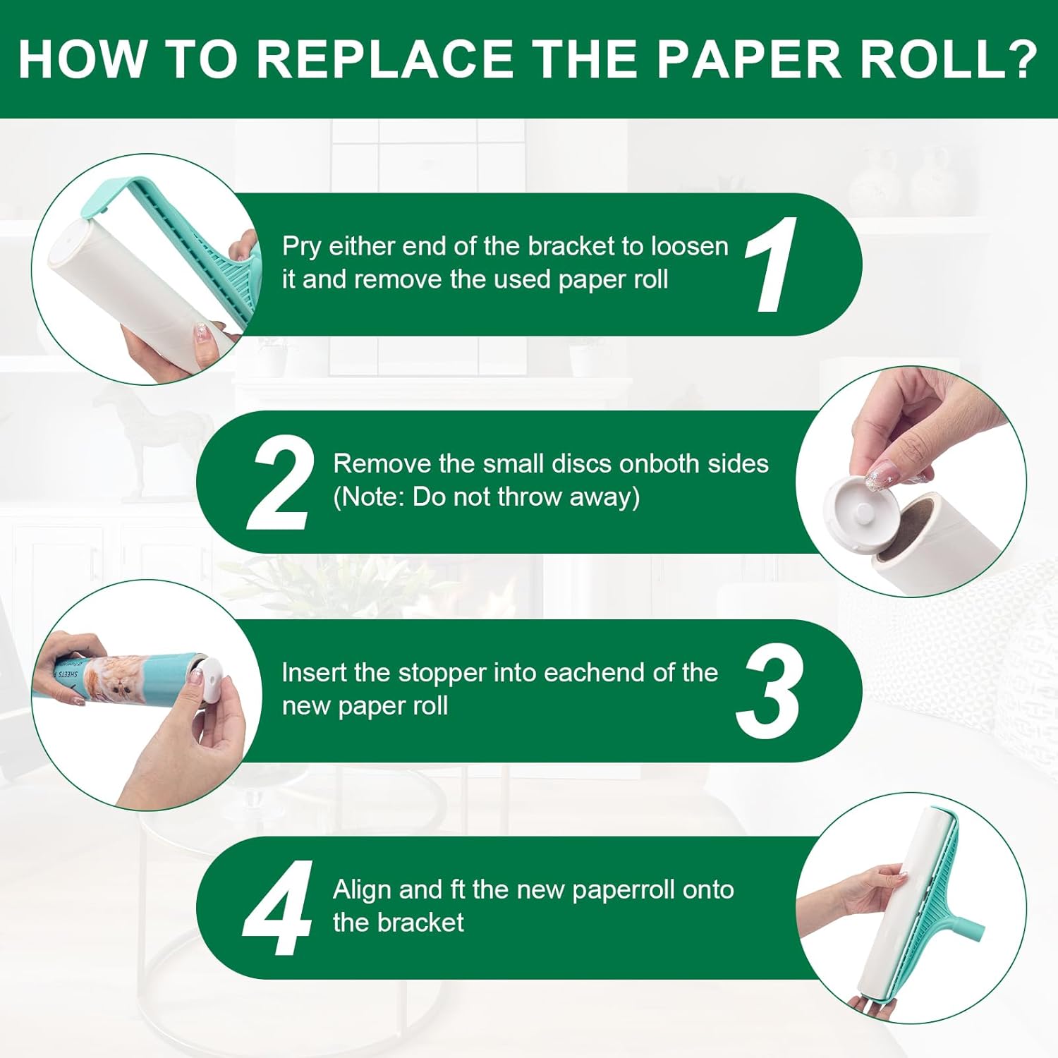 KeFanta Large Lint Rollers for Pet Hair Extra Sticky, 11.8" Wide Giant Lint Roller with 53" Long Handle, Big Pet Hair Sticky Remover for Floor Carpets Couch Clothes (270 Sheets)