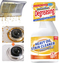 Kitchen Heavy Oil Cleaner, 2025 Newly Upgraded Heavy Duty Oil Stain Remover, 500 ML Multipurpose Cleaner Spray, Kitchen Degreaser Spray for Stovetops, Ovens, Range Hoods (1)
