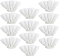12 Pack Handheld Steam Cleaner Pads Replacement Bissell Steam Shot, Dupray, Comforday, PurSteam, Wagner, Spraytech, McCulloch Handheld Steam Cleaner Fabric Attachment, Universal Washable Steam Mop