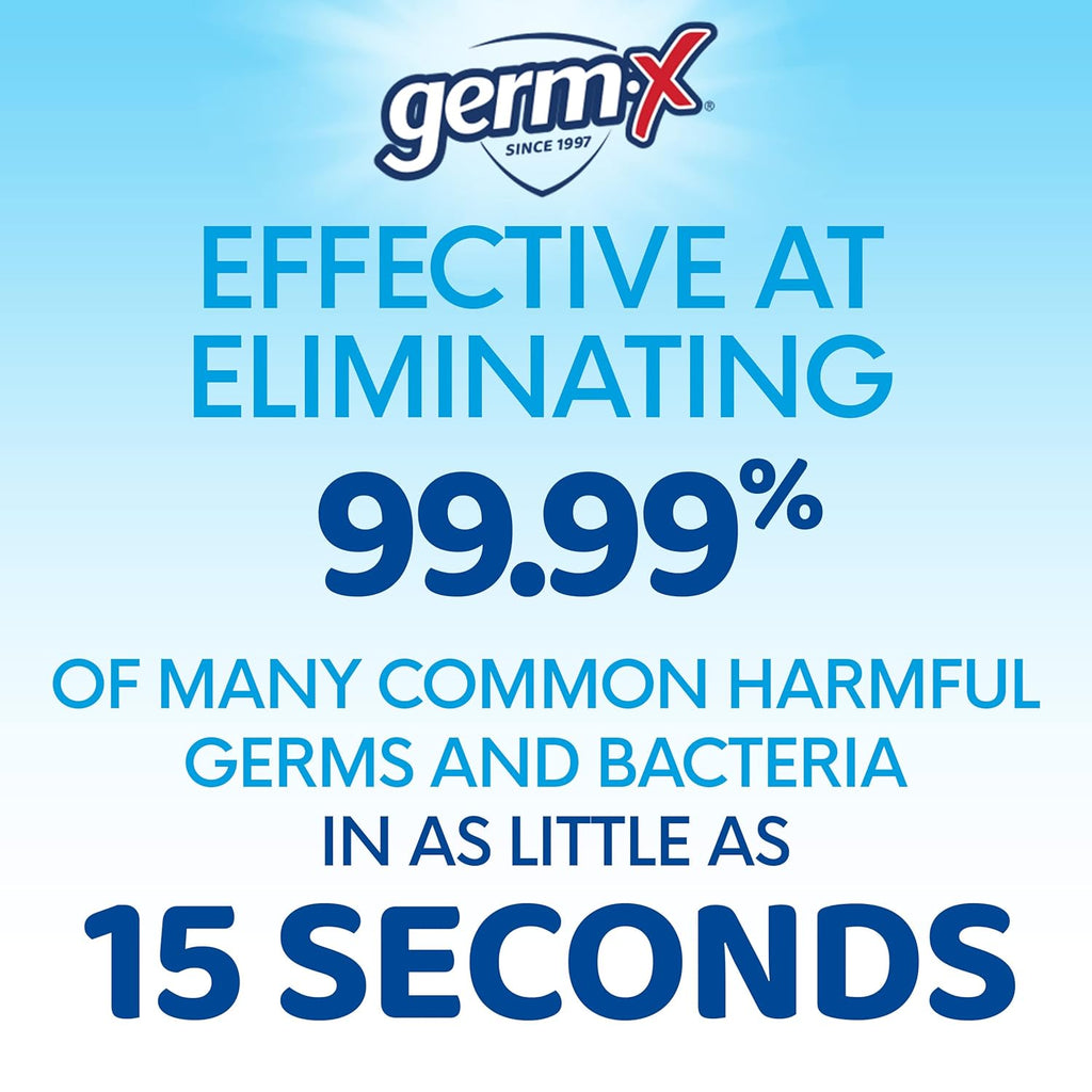 Germ-X Hand Sanitizer Spray, Non-Drying & Moisturizing with Vitamin E, Instant and No Rinse Formula, Fresh Citrus Scent, Back to School Supplies, Paraben Free, 5.5 Oz (Pack of 6)