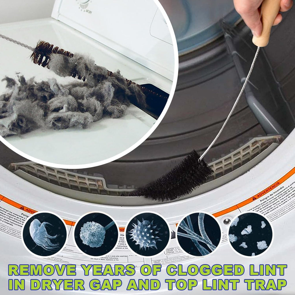 Sealegend Dryer Vent Cleaner Kit Dryer Lint Vacuum Attachment Lint Remover, Dryer Vent Vacuum Hose With Brush, Black