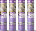 9.45 inch Large Surface Lint Roller Refills, Fits Most 9.45" Supersize Lint Rollers with 1.5" ID, Total 320 Easy Tear Sheets (Pack of 4)