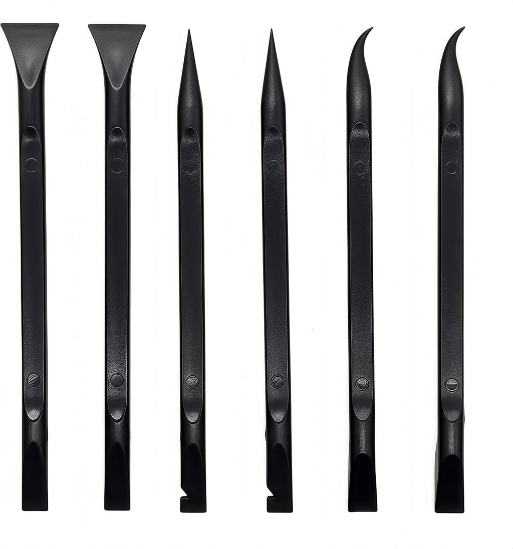 Scraper Small Plastic Scraper Tool, Used in Narrow Spaces and Gaps, Perfect for Removing Oil Stains, Labels, Food, Dirt, Paint, Etc. (6Pcs scrapers)