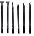 Scraper Small Plastic Scraper Tool, Used in Narrow Spaces and Gaps, Perfect for Removing Oil Stains, Labels, Food, Dirt, Paint, Etc. (6Pcs scrapers)