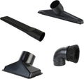 Shop Vac Accessories 2 1/2 inch Attachments (2.5 Wet Dry Vac Accessories - Floor Brush, Dust Brush, Crevice Tool, Utility Nozzle, for Shop Vac (4-Pack Attachments)