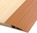 Vinyl Door Threshold Flooring Transition Strip Self Adhesive Carpet Edging Strip for Laminate Doorway Edge Threshold from 3/5" to 4/5" (Yellow Wood Grain, 10 Ft)