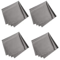 4 Pack 16''x16'' Extra Large Microfiber Cleaning Cloths, K&F Concept Oversized Microfiber Cloths for TV Screen, Electronics, Laptops, Telescope, Computers, Eyeglasses, Gray