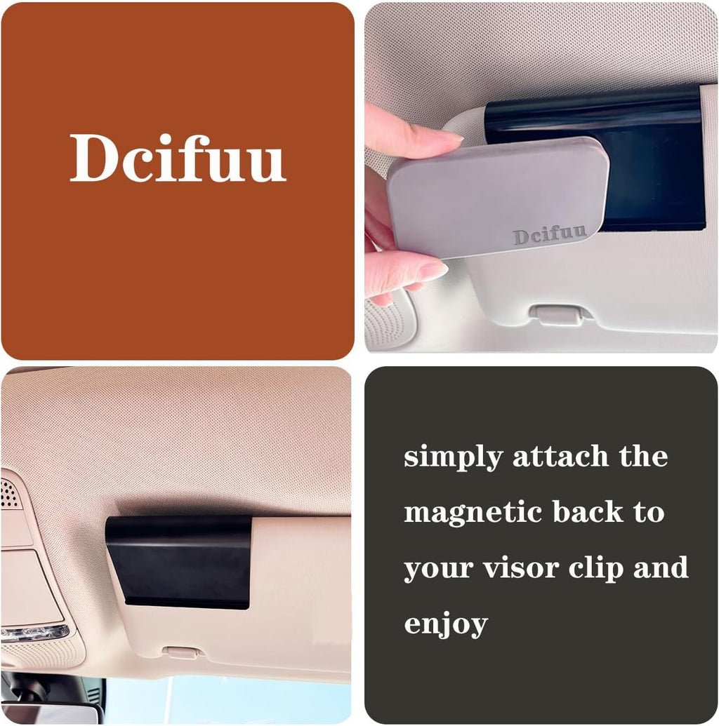 Amber Air Freshener, Stone Scent Starter Kit, Odor Eliminator - Car Visor Clip (Pack of 1 - Amber Scent)
