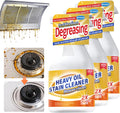 Kitchen Heavy Oil Cleaner, 2025 Newly Upgraded Heavy Duty Oil Stain Remover, 500 ML Multipurpose Cleaner Spray, Kitchen Degreaser Spray for Stovetops, Ovens, Range Hoods (3)