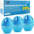Refrigerator Deodorizer 3 Pack, Natural Plant Fridge Deodorizer More Effective Than Baking Soda, Long-Lasting Odor Eliminator for Refrigerator, Air Freshener for Kitchen, Shoe Cabinet, Pet Areas