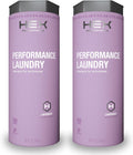 HEX Performance Laundry Detergent, Lavender, 100 Loads (Pack of 2) - Designed for Activewear, Eco-Friendly, Concentrated Formula