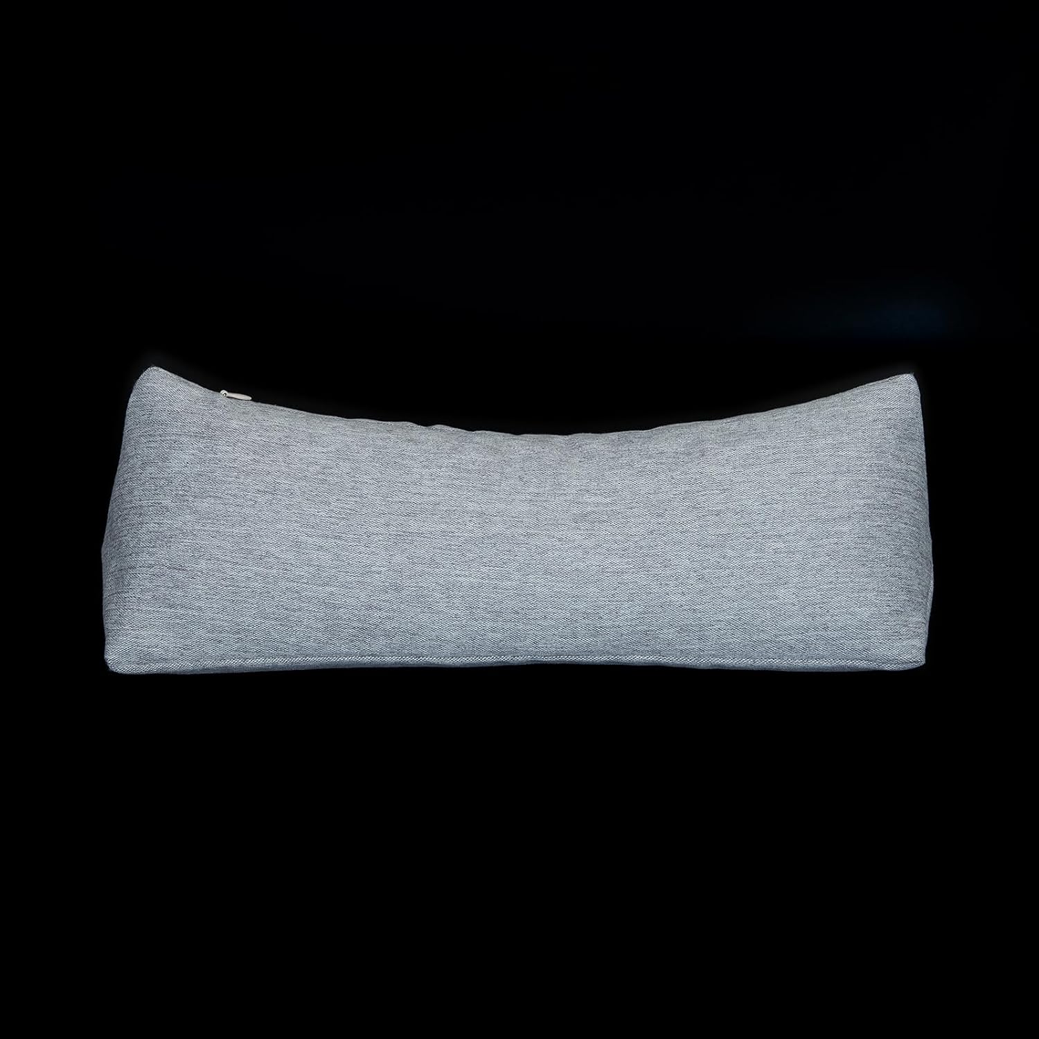 Buckwheat Neck Support Pillow Cervical Neck Cylinder Bolster Pillow,Buckwheat Hulls Adjustable Roll Pillow,Neck Pain Relief for Back and Side Sleepers Round Pillows for Lunch Break Grey, 6*15 inch