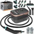 Handheld Steam Cleaner for Home,15s Heat-Up 42.27oz Tank,2500W Portable Steamer for Cleaning,with 15 pcs Accessories,Pressurized Steam Cleaner,Grease,Grout,Furniture,Bed Bugs,Floor,Couch and Car