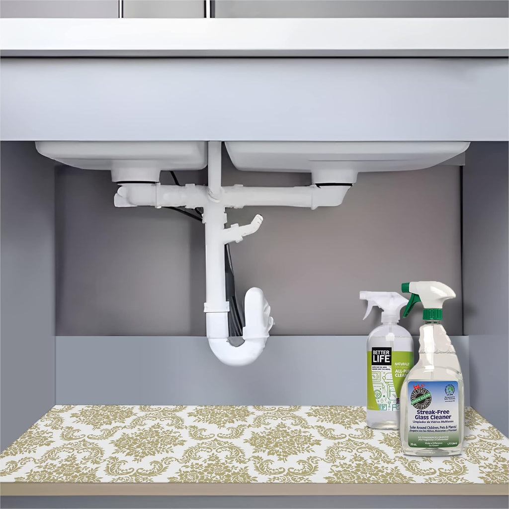Shelf Liner Non Adhesive, 12 Inch x 10 Feet Cabinet Liners for Pantry Drawer Vanity, Drawer Liners Strong Grip Non Slip Waterproof, Shelf Liners for Kitchen Cabinets