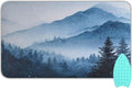 Ironing Mat Portable Ironing Pad Ironing Blanket for Table Top Heat Resistance Double-Side Using Travel Large 47.2 x 27.6 Inch Foldable Lightweight Watercolor Winter Mountain Blue