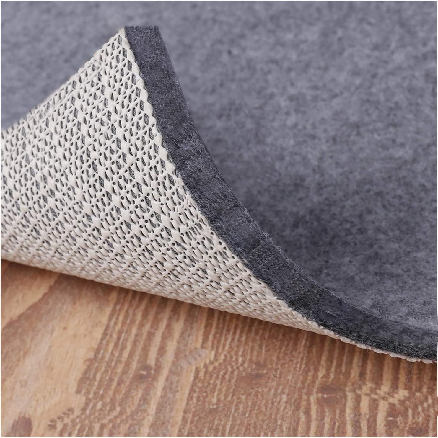 Non Slip Rug Pad Grippers - 8x11, 1/4" Thick, Felt + Rubber Double Layers Area Carpet Mat Tap, Provides Protection and Cushioning for Hardwood or Tile Floors