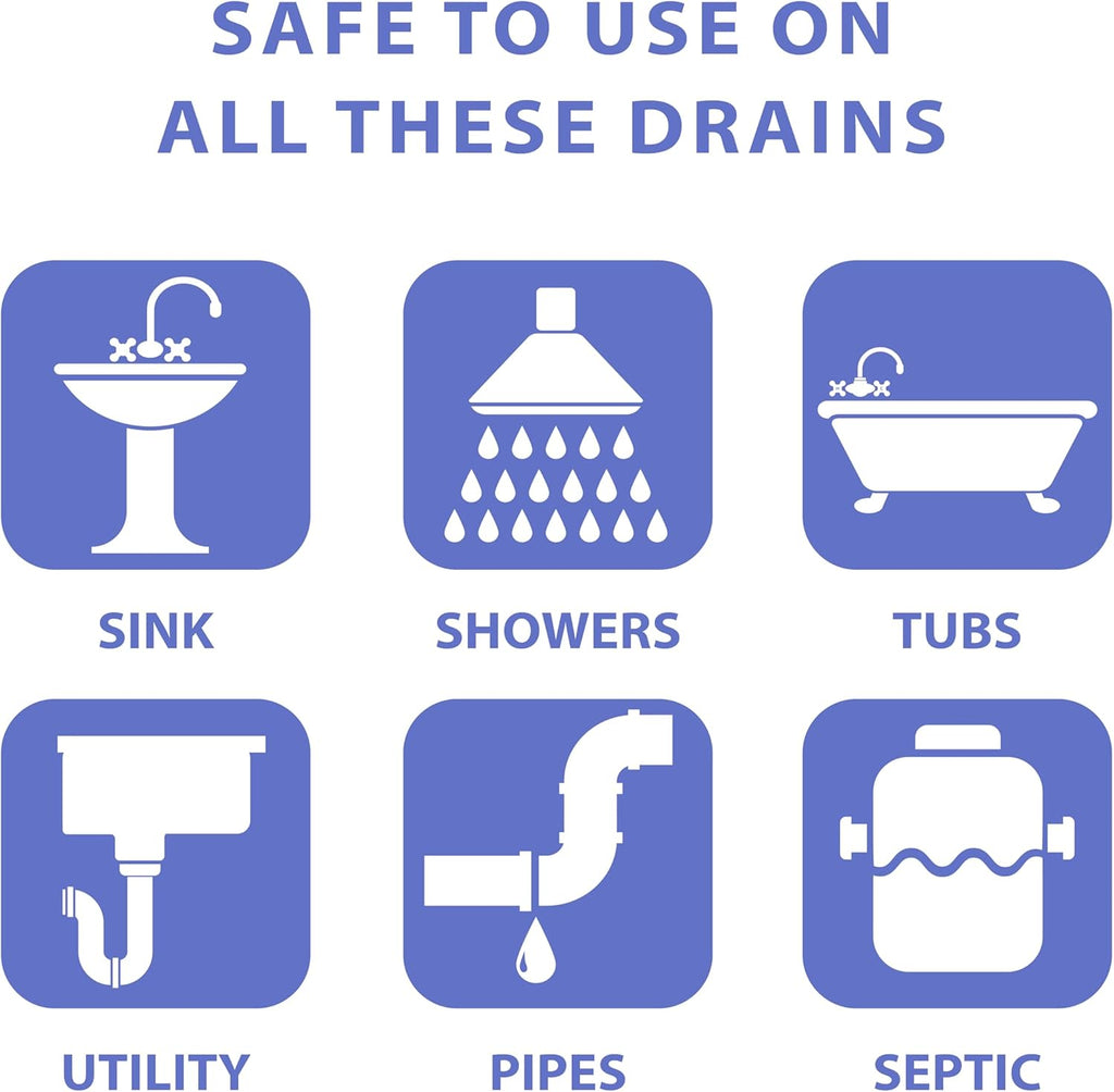 SANI 360° Sani Sticks Drain Cleaner and Deodorizer, 48 Count, Lavender Scent Enzyme Pipe Cleaners, Eliminate Odors, Prevent Clogged Drains, Safe for Sinks, Bathtub Drains, Septic Tanks