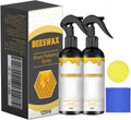2Pcs Natural Beeswax Care Spray & Restorer, 2025 New Bees Wax Furniture Polish and Cleaner, Beeswax Furniture Polish for Wood, For Living Room, Kitchen, Leather and Furnitures Polishs - 120 ML