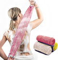 African Net Sponge with Handles 3 Pieces Long African Exfoliating Net Washcloth Bath Sponge Net Cloth Wash Net Body Back Scrubber for Shower Loofah