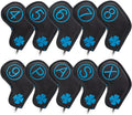Barudan Golf Iron Club Head Covers Headcovers fits for Taylormade, Mizuno, Callaway, Etc.