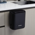 Compost Bin Hanging Trash Can with Lid Under Sink for Kitchen, Food Waste Bin for Countertop with Lid, Mountable Garbage Can for Bathroom, RV, 8L/2.6Gal