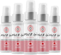 Mist N’ Go by Omaze Travel Bathroom Spray for Toilet Spray Odor Eliminator - Travel Toilet Spray for Bathroom Air Freshener Spray for Bathroom Deodorizer - Blossom Regular Size (2oz x5)