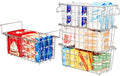 4-Pack Stackable & 1-Pack Hanging Chest Freezer Organizer Bins for 7 Cu.Ft Freezer