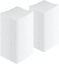 Microfiber Cleaning Cloths, 240 Pack, 16"x16", All-Purpose, Softer, Highly Absorbent, Lint-Free, Reusable, Washable Pro Towels, White, for House, Kitchen, Bathroom, Car, Office