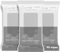 Swanky Stainless Steel Cleaner Wipes - Grime & Grease Remover Kitchen Cleaning Supplies - Clean & Shine, For Stove Top, Refrigerator, Sink, Oven, & Household Appliances - Soft Wipes, 90 Count