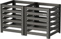 Vego Garden 32" Tall Modular Compost Bin 60" x 30" x 32"