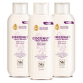Soapbox Body Wash, Coconut + Goji Berry Body Wash for Women, Men, Vegan + Antioxidant Rich Moisturizing Soap with Shea Butter, Peptides & Keratin Promoting B3, 3 Pack, 20oz Each