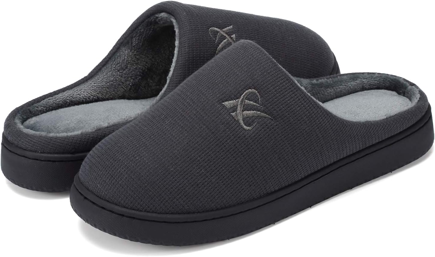 Memory Foam Slippers for Women's and Men's Casual House Shoes
