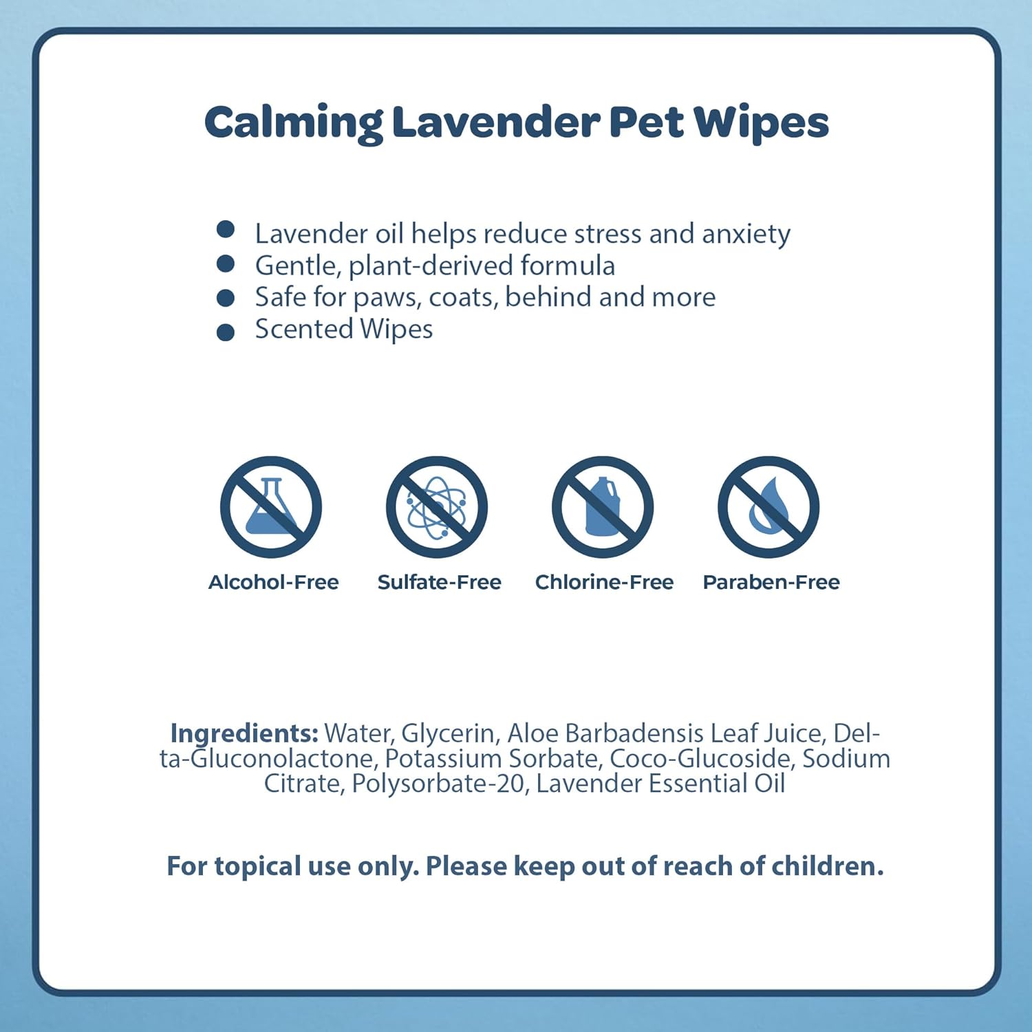 Best Pet Supplies Pet Grooming Wipes for Dogs & Cats,Deodorizer for Coats & Dry, Itchy, or Sensitive Skin, Clean Ears, Paws, Body, & Butt - Calming Lavender, 400 Count