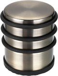 Sumnacon Heavy Duty Floor Door Stopper No Drill - Durability Stainless Steel Door Stop with Anti-Skid Rubber - Decorative Safety Doorstop for Home Office Commercial Industrial Decor, Bronze