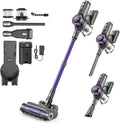 Cordless Vacuum Cleaner,600W 65KPA Dual Motor Vacuum for Home with AI Auto Suction,70Min Runtime,Stick Vacuums with Self-Standing Design,LED Headlights for Carpet,Hardwood Floors,Pet Hair,Tile