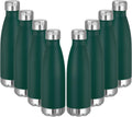 VEGOND 17oz Stainless Steel Water Bottles Bulk, Reusable Metal Sports Water Bottle Keeps Drink Hot and Cold, BPA Free Double Wall Vacuum Cola Shape Insulated Water Bottles for Camping Gym, 8 Pack