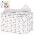 Cooyes Non Slip Refrigerator Liners, 2 in 1 Absorbent Fridge Liners and Fresh Mats Machine Washable, Refrigerator Shelf Mats for Glass Shelves Kitchen Cabinet Drawer