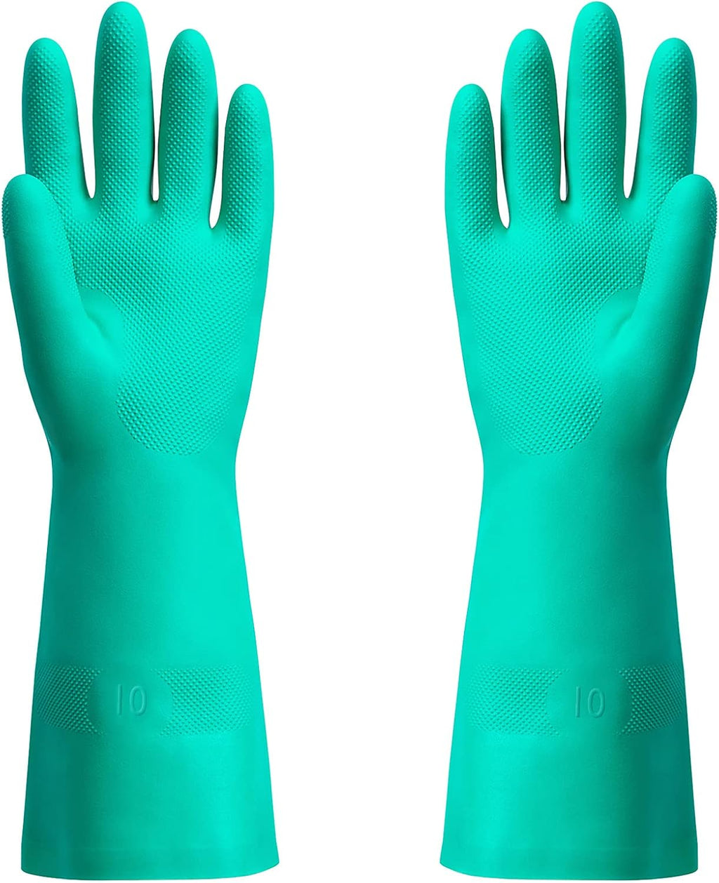 ThxToms Chemical Resistant Nitrile Gloves,Resist Household Acid, Alkali, Solvent and Oil, Latex Rubber Free, 1 Pair Extra Large